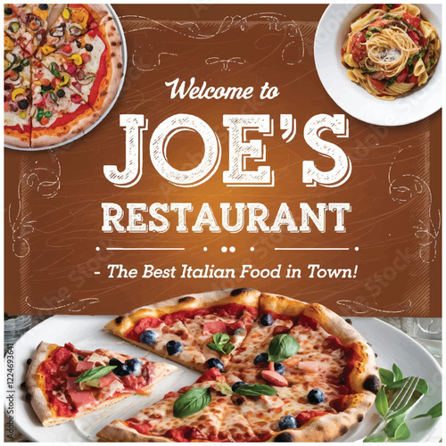 flyer design with restaurant 027.eps