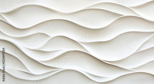 White background with a wavy line pattern, elegant and sophisticated, suitable for various applications in design or graphic creation