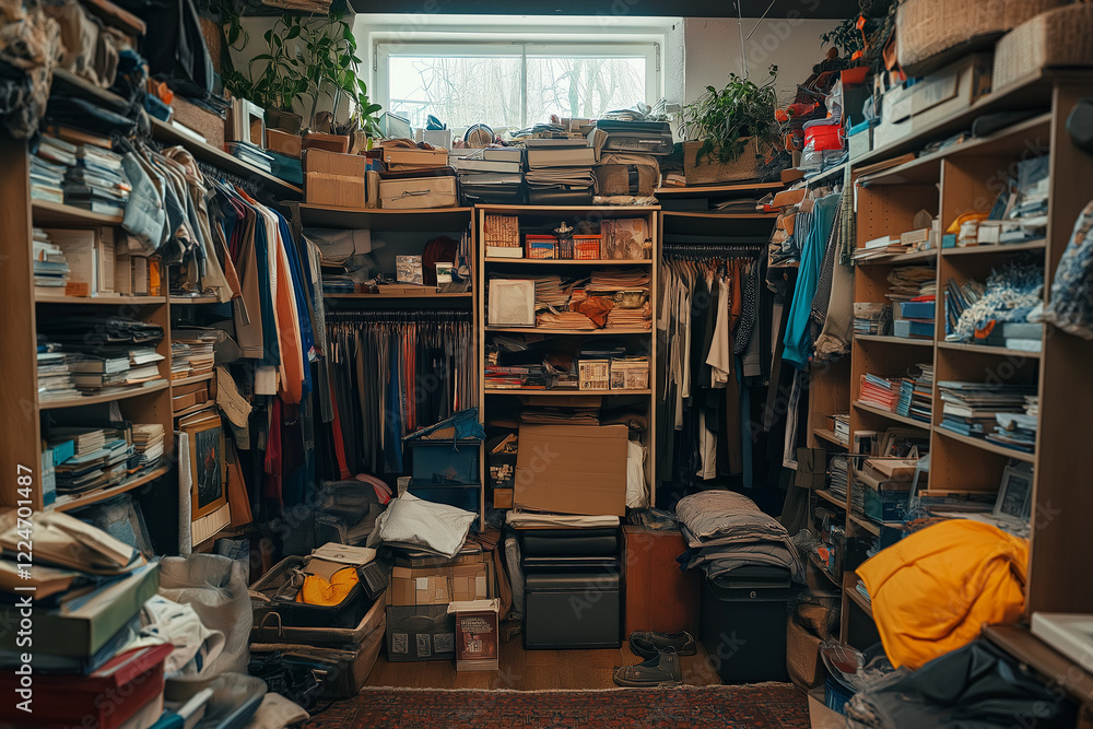 散らかった物置部屋 Cluttered shed 散らかった物置部屋 Cluttered shed