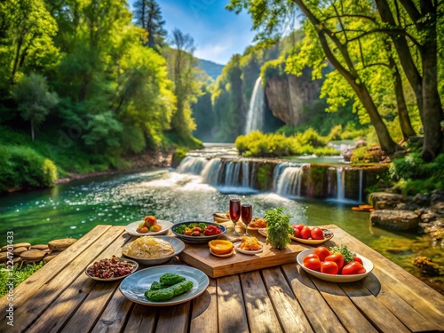 Istrian Waterfall Zarecki Krov: Delicious Food & Scenic Pazincica River photo