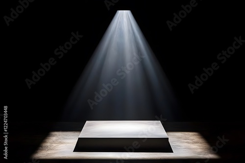 stage with spotlight