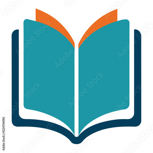 A simple book icon with an open cover and visible pages.