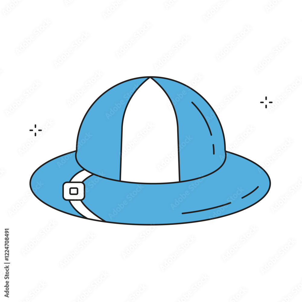 Classic Safari Headwear Vector Icon Design Classic Safari Headwear Vector Icon Design