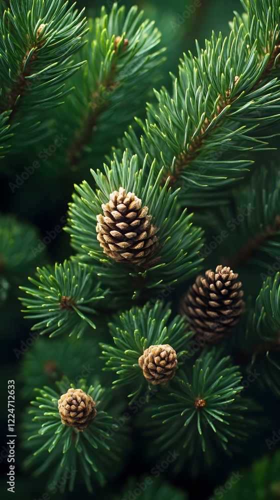 A texture of overlapping pine needles forming a dense layer. A texture of overlapping pine needles forming a dense layer.