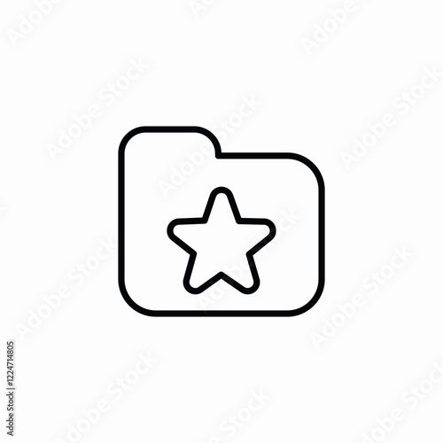favorite, illustration, folder, star, vector, web, sign, icon, symbol, isolated, graphic, design, best, page, bookmark, business, document, concept, background, success, shape, element, flat, rate