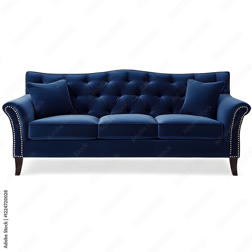 Fototapeta premium sofa on a white background