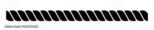 Rope pattern vector. Rope pattern brush.