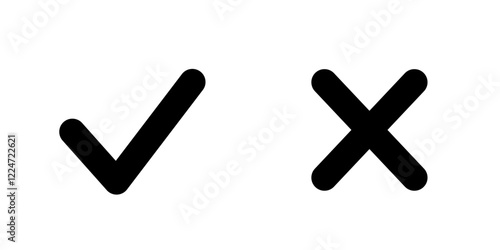 Checkmark icon. Check mark icon