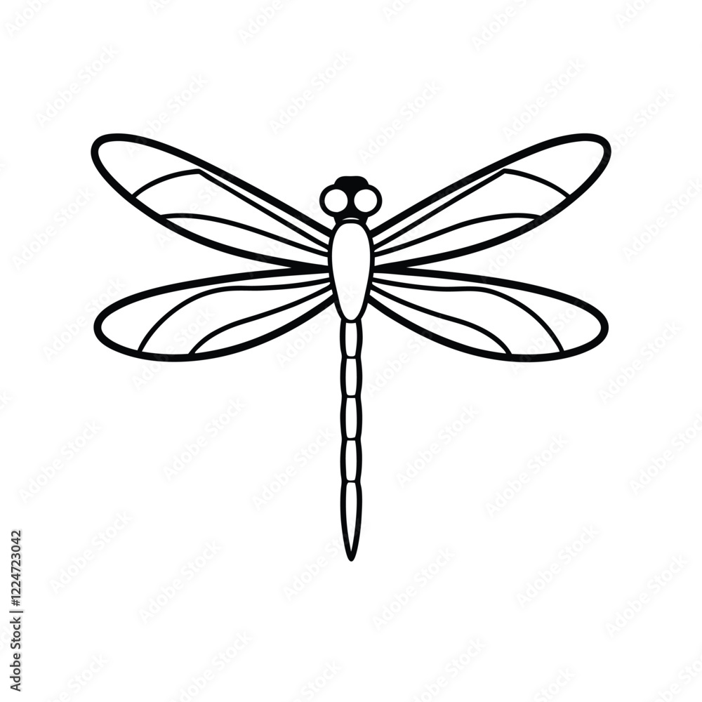 Insect line art vector illustration Insect line art vector illustration