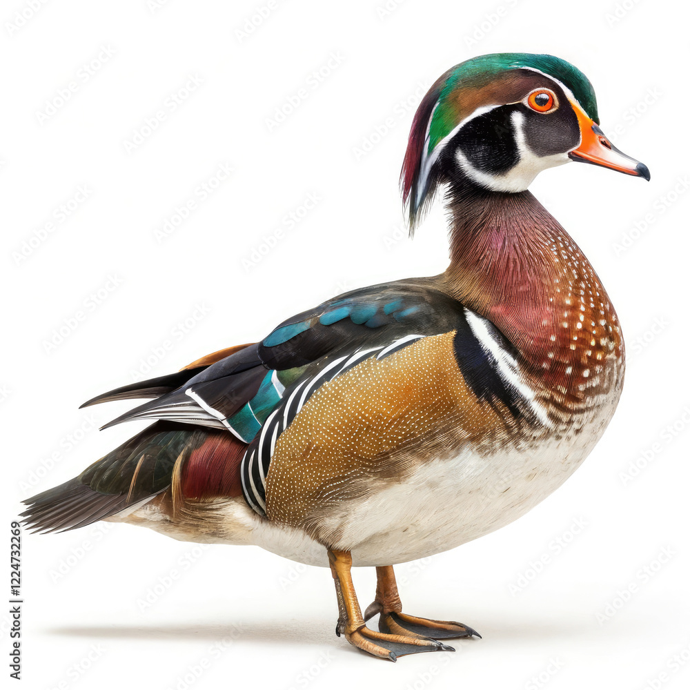 Obraz premium duck isolated on white