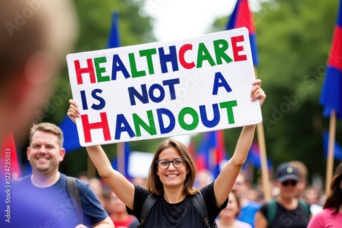 Healthcare Protest Advocates Equality and Access photo