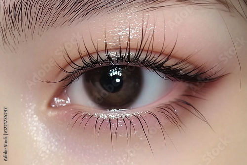 まつ毛、眉毛、眼のイメージ