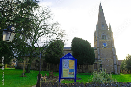 St Mary's Church, in Ely, Cambridgeshire, in January, 2025. photo