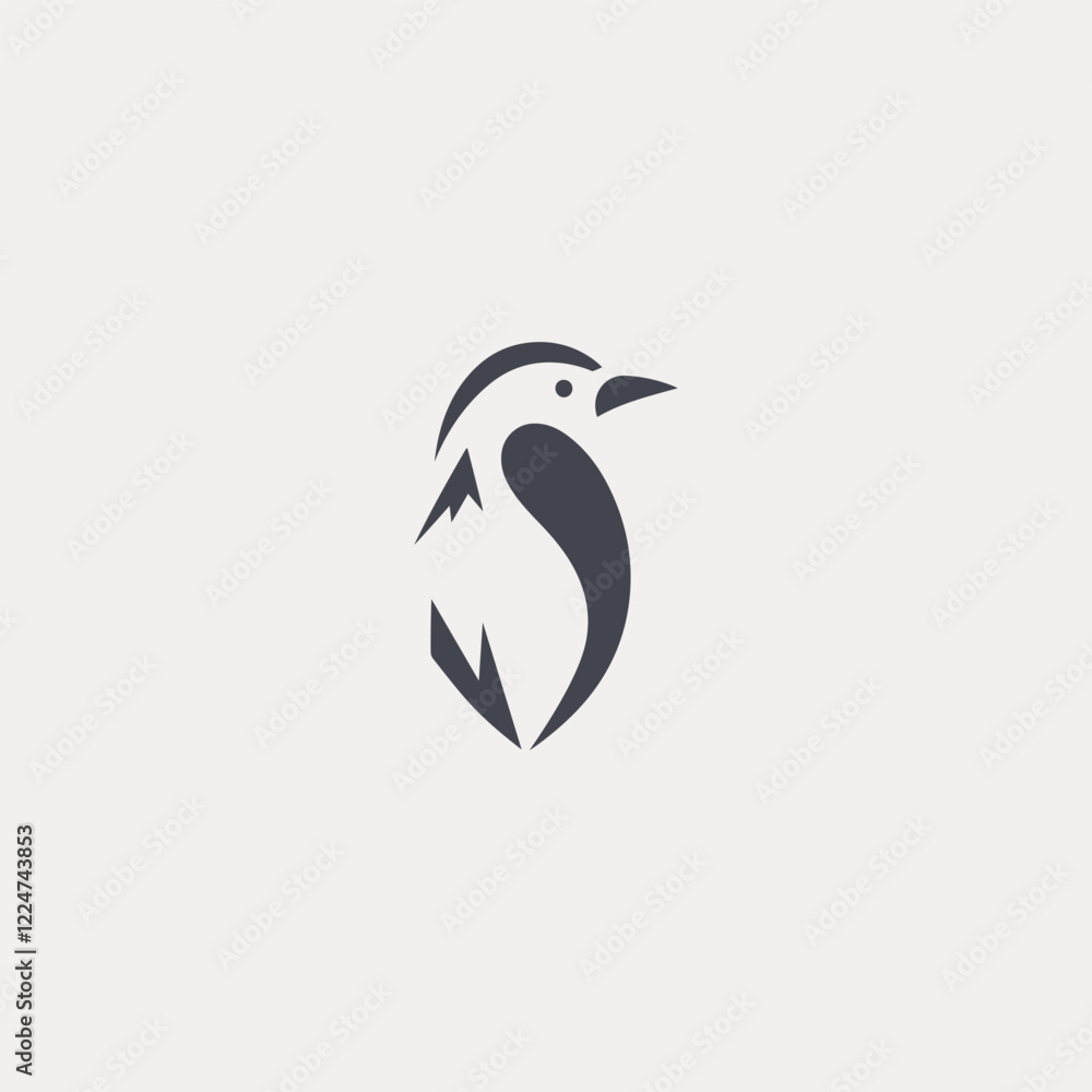 Fototapeta premium Penguin Logo Design