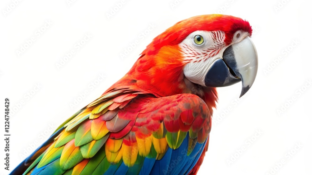 Fototapeta premium Scarlet Macaw Portrait
