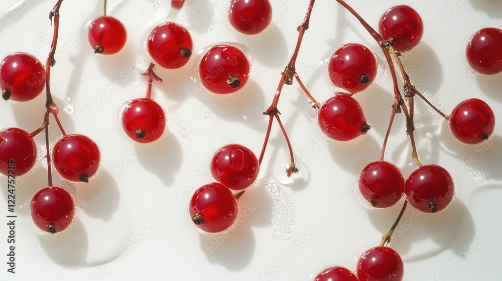Strawberries on white background. Generative AI Strawberries on white background. Generative AI