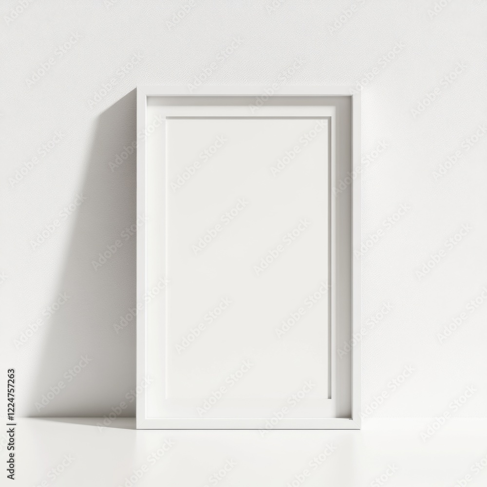 Rectangular photo frame mockup Rectangular photo frame mockup