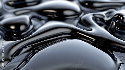 Wallpaper Mural Abstract Liquid Metal Surface Texture Design Torontodigital.ca