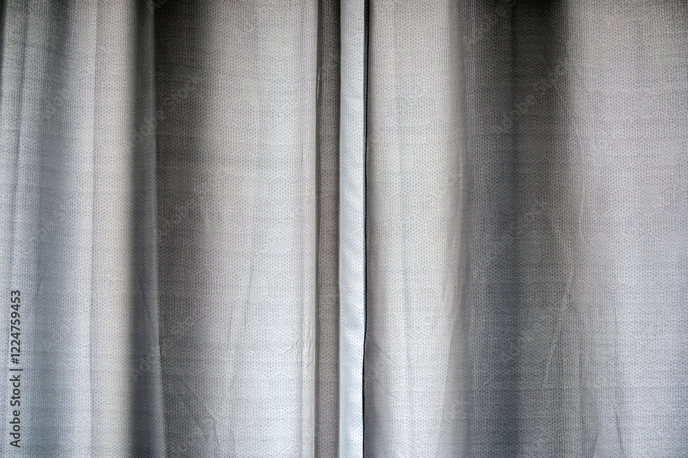 Fototapeta premium double rideaux gris clair 