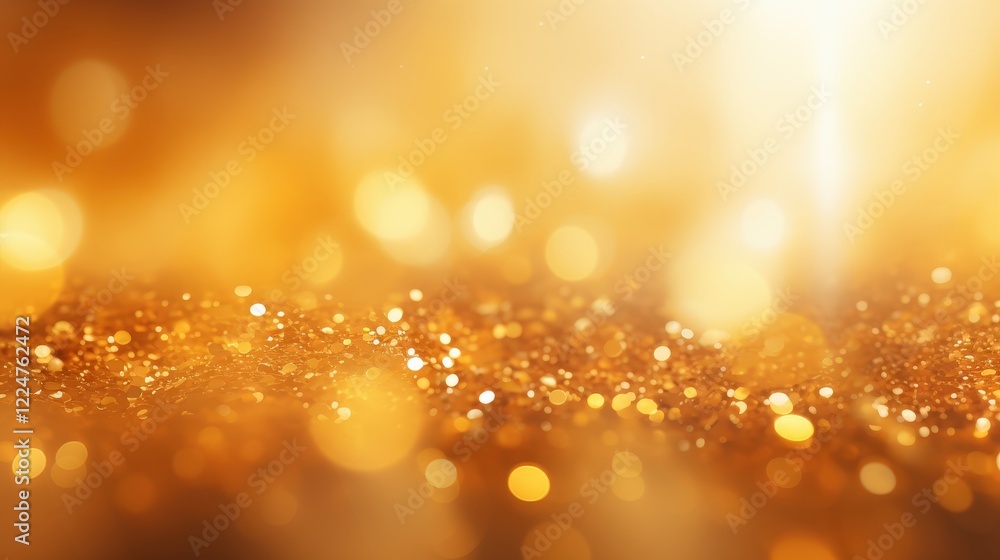 Bright and Luminous Yellow Gold Bokeh Background for Summer Vibes, Warm Glow, and Sparkling Light Effects in a Festive Atmosphere Bright and Luminous Yellow Gold Bokeh Background for Summer Vibes, Warm Glow, and Sparkling Light Effects in a Festive Atmosphere