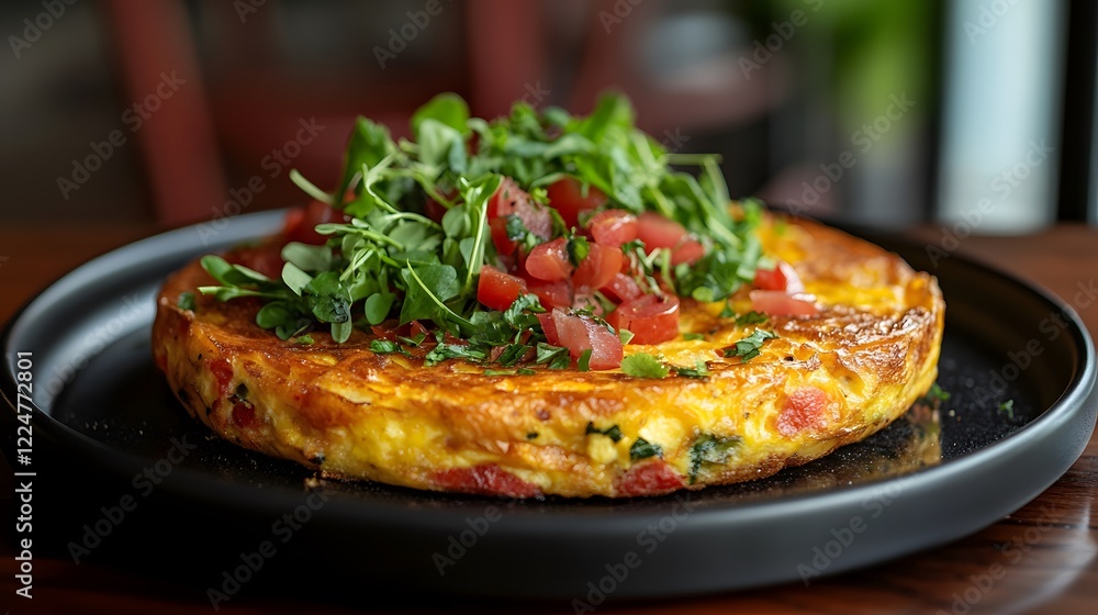 A Masterfully Crafted Frittata with a Colorful Vegetable Medley and Fresh Herbs Perfect for Any Meal A Masterfully Crafted Frittata with a Colorful Vegetable Medley and Fresh Herbs Perfect for Any Meal