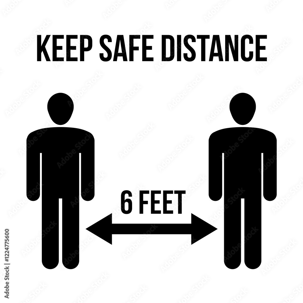 Keep safe distance. Social distancing in coronavirus epidemic, simple sign. Transparent PNG graphic. Keep safe distance. Social distancing in coronavirus epidemic, simple sign. Transparent PNG graphic.