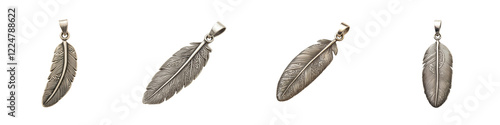 Elegant and Intricate Feather Pendants   Handcrafted Bohemian Style Jewelry with Organic and Minimalist Design  These unique and custom made accessories feature delicate