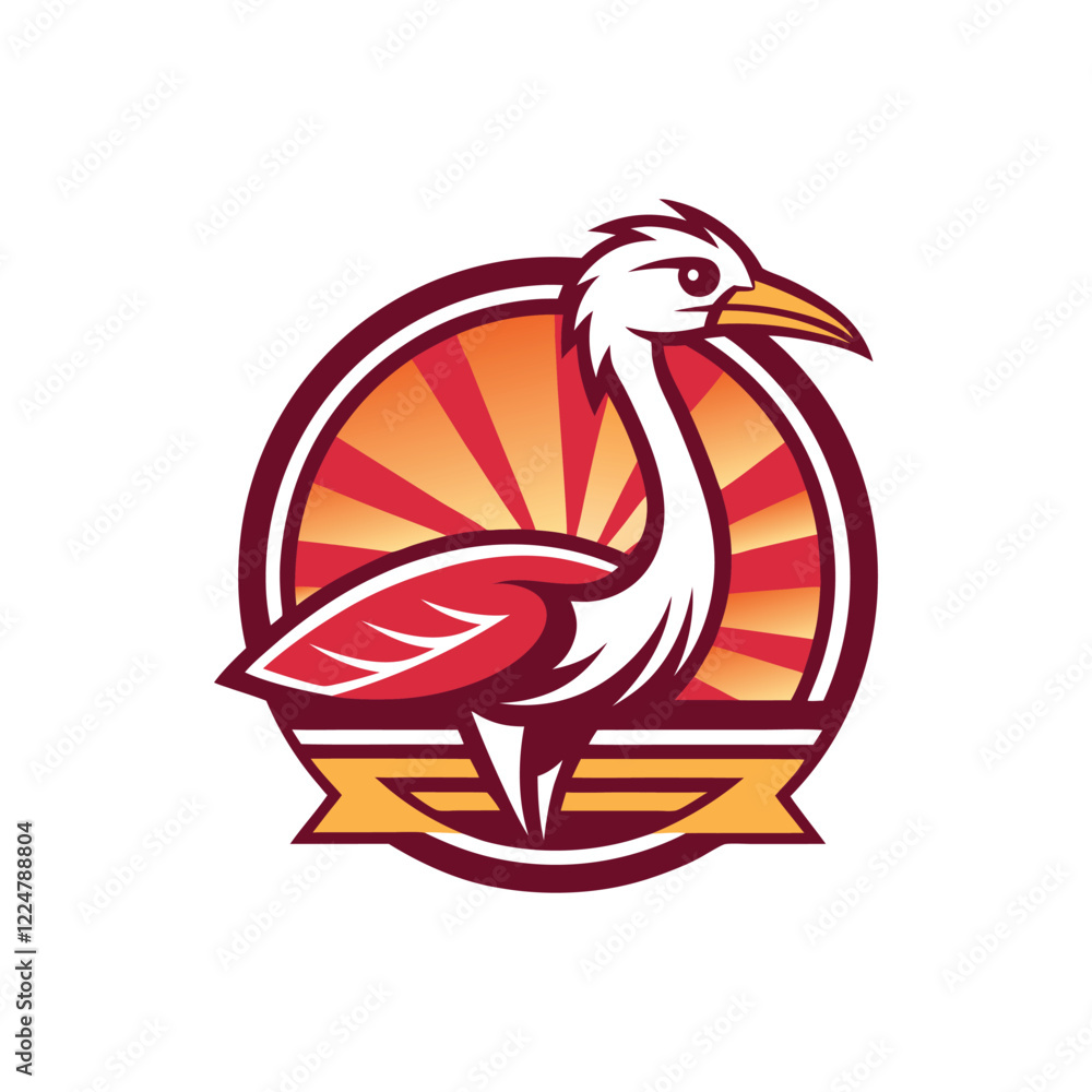 illustration of a cartoon bird illustration of a cartoon bird