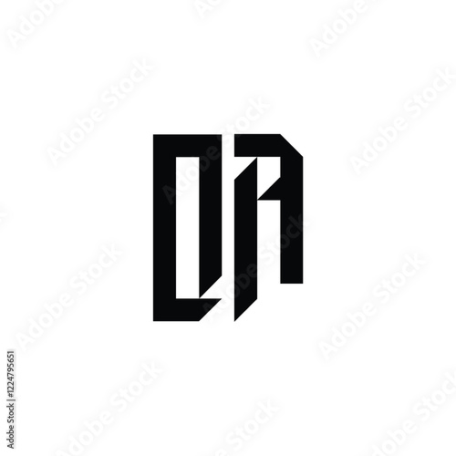 QA monogram logo design letter text name symbol monochrome logotype alphabet character simple logo