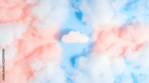 White Cloud Floats Serenely...