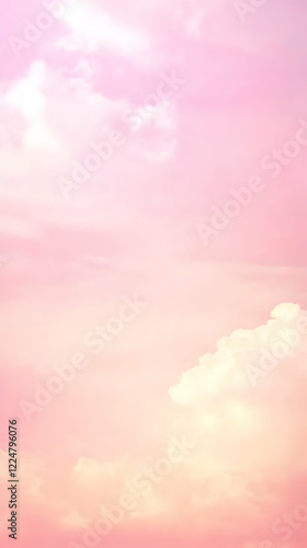 Pink and Yellow Cloudscape ...