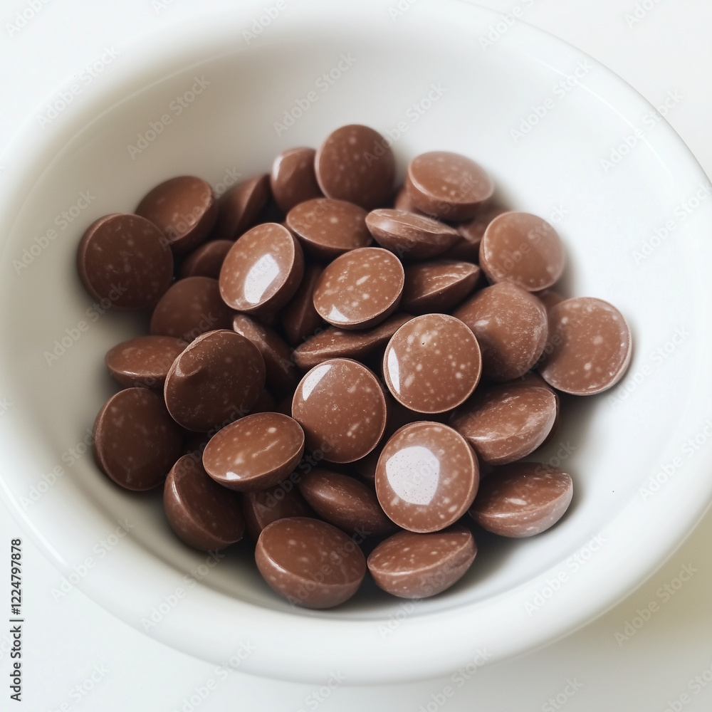 chocolate tablets to make it easier for children to drink the medicine