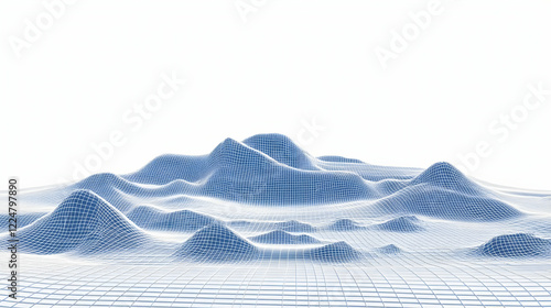 3D Wireframe Landscape Crea...