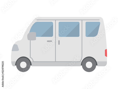 グレーの車