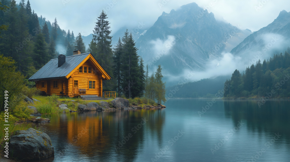 Fototapeta premium Serenity by the Lake