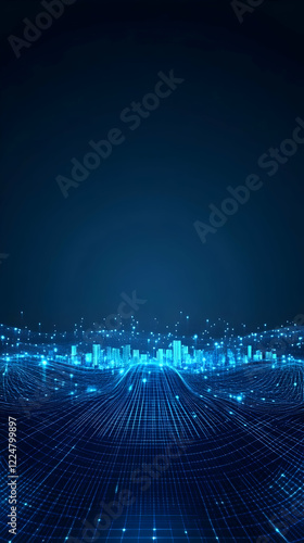 Abstract 3D Cityscape Illum...