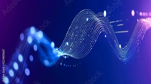 Abstract Blue Wave Flows Dy...