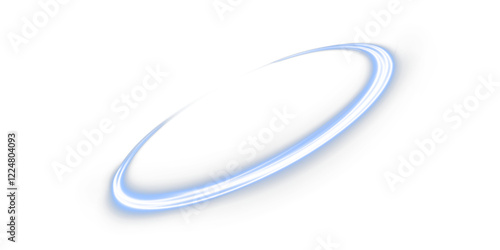  glowing blue sci-fi swirl set in space—ideal for transparent PNGs, futuristic technology backgrounds, or digital artworks inspired by astronomy and energy flow.