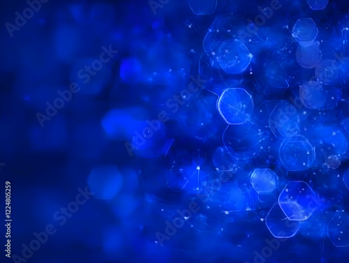 Abstract Blue Bokeh Backgro...