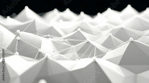 White Polygonal Surface For...