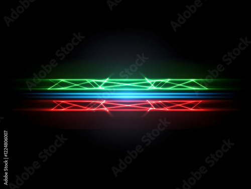 Abstract Background with Gl...