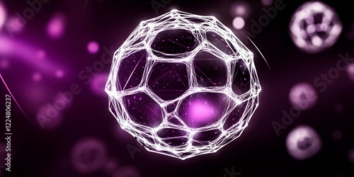 Abstract 3D Wireframe Spher...
