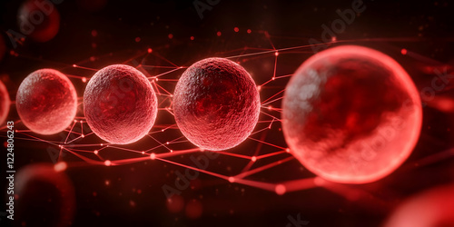Red Cells Connected by Netw...