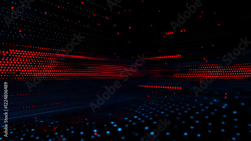 Abstract Background with Gl...