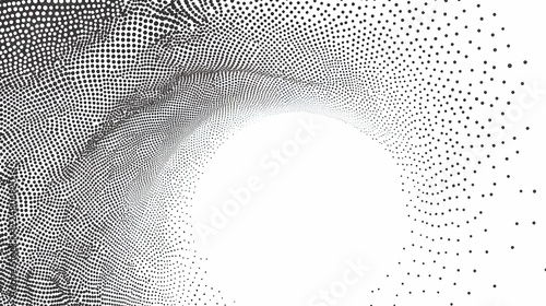 Abstract Halftone Dotted Tu...