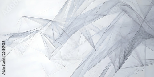 Abstract Gray Lines Form In...
