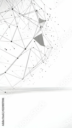 Abstract 3D Render of Inter...