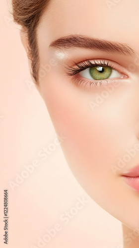 Close-up of a Woman's Eye w...