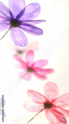 Translucent Fabric Flowers ...
