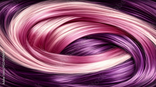 Swirling strands of vibrant...